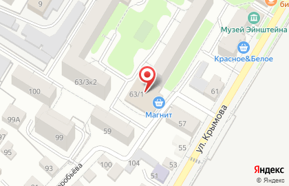 Киоск по продаже цветов в Ленинском районе на карте