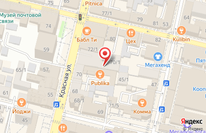 Компания ЮФО-Клининг на Красной улице на карте