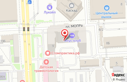 HONDA-центр в Центральном районе на карте