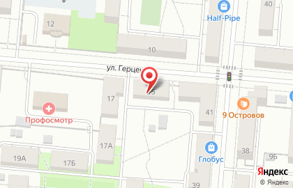Магазин Красное & Белое на улице Герцена на карте