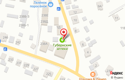 Аптека Губернские аптеки на Московской улице на карте