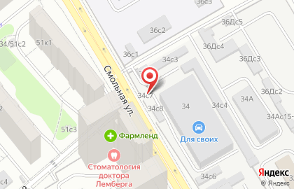 Автосервис в Москве на карте