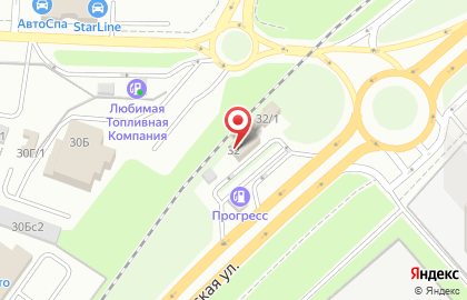 Автосалон Моторс на Московской улице на карте