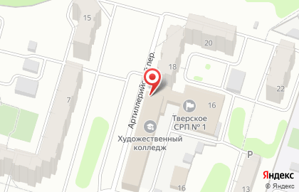 Тверское социально-реабилитационное предприятие №1 Всероссийского общества глухих на карте