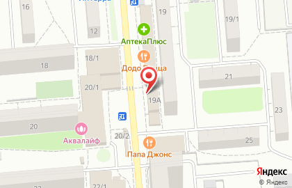 Магазин молочной продукции Белый замок на площади Карла Маркса на карте