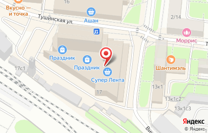 Магазин АЛЕФ на Тушинской улице на карте