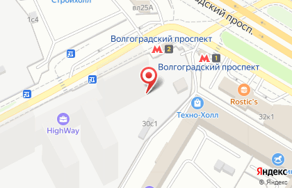 Автошкола Метеор-Драйв на Волгоградском проспекте на карте