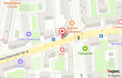 Гриль-бар на улице 1905 Года на карте