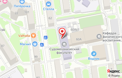 НГАВТ на Советской улице на карте