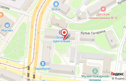 Машина времени на проспекте Гагарина на карте