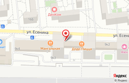 Салон кухонной мебели Enli на улице Есенина на карте