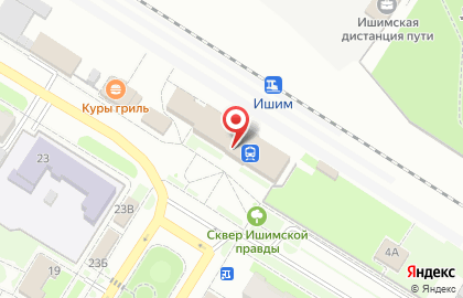 Продуктовый магазин в Тюмени на карте