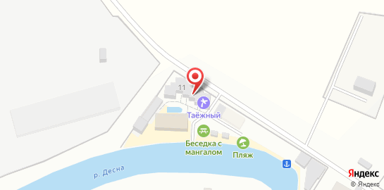 Ресторан Таёжный на карте