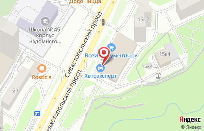 Шинный центр МВО | Автоэксперт на Севастопольском проспекте на карте