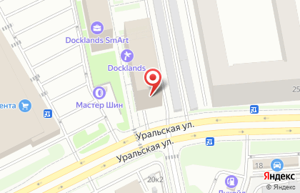 Бекас на карте