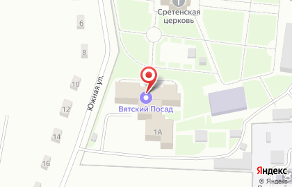 Православная гимназия на Южной улице на карте