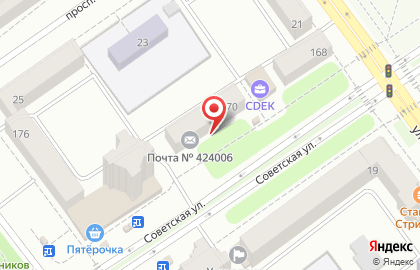 Банкомат Почта Банк на Советской улице на карте