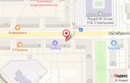 Магазин детской одежды и игрушек Пиноккио на карте
