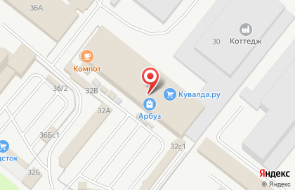 Магазин товаров для дома Белый кот в Автозаводском районе на карте