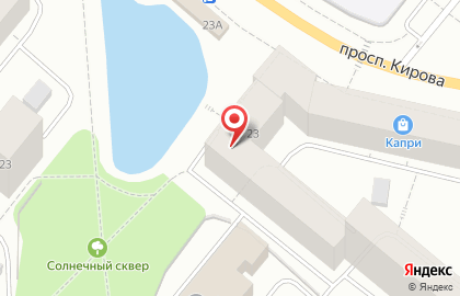 Банкомат СберБанк на проспекте Кирова на карте
