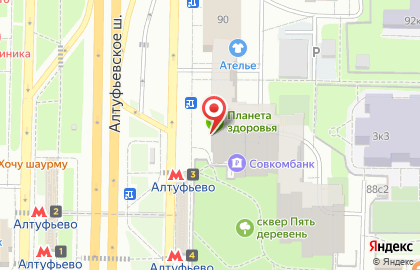 Салон связи МТС в Москве на карте