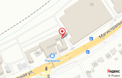 Магазин Мир кожи и меха на Магистралиной улице на карте