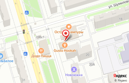 Посуда+, ИП Егорова Е.А. на улице Шумилова на карте