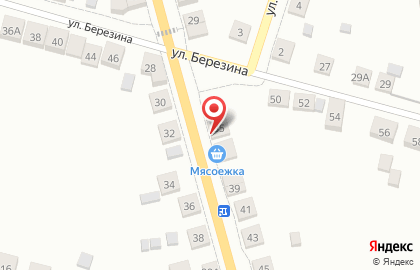 Магазин мяса Мясоежка на улице Володарского на карте