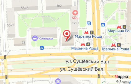 Seven Remontic на улице Сущёвский Вал на карте