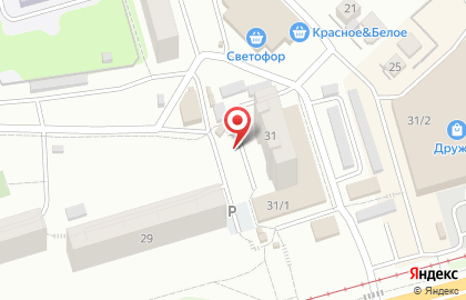 Дзержинский район Киоск по продаже фруктов и овощей на улице Гусинобродское 31 на карте
