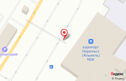 Норильское территориальное агентство воздушных сообщений в Красноярске на карте
