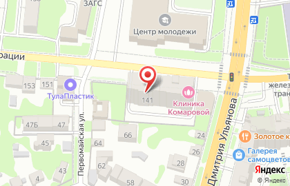 Страховой Универмаг в Привокзальном районе на карте