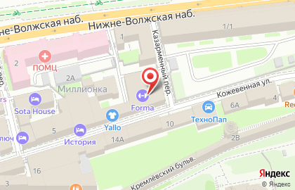 Фотостудия Дмитрия Штырова в Нижегородском районе на карте