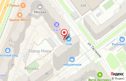 Оле на Московском шоссе на карте