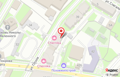 Витраж на улице Гоголя на карте