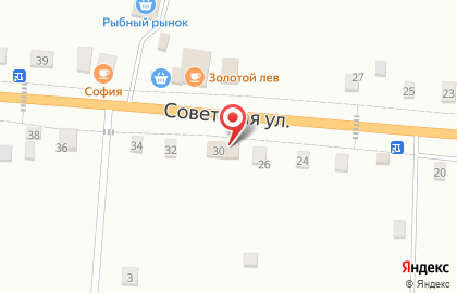 Кафе Арагви на Советской улице на карте