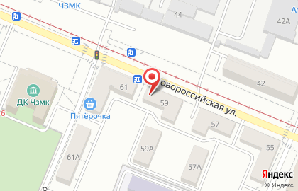 Салон-студия Образ на Новороссийской улице на карте