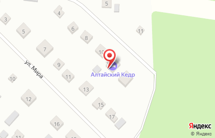 Баня на дровах Алтайский кедр на карте