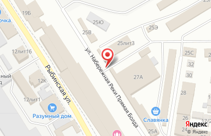 Торгово-ремонтная компания на Рыбинской улице на карте