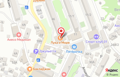 Магазин Оптовка в Хостинском районе на карте