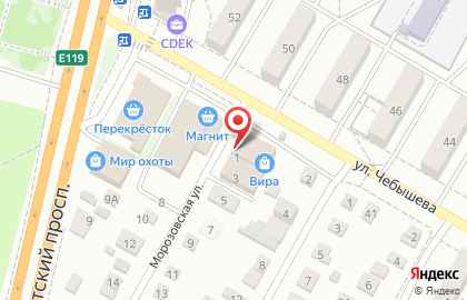 Бар Алкополис 24 на Морозовской улице на карте