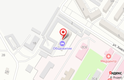 Участковая избирательная комиссия №3802 на улице Пархоменко на карте