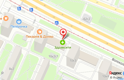 Аптека Здравсити в Москве на карте