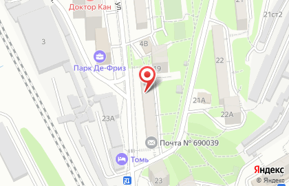 Продовольственный магазин Апрель на Енисейской улице на карте