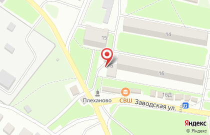 Почтовое отделение Отдел по работе с территорией Плеханово на карте
