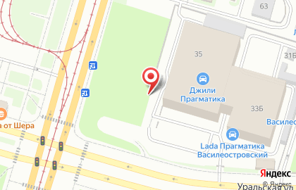 Автостоянка в Санкт-Петербурге на карте