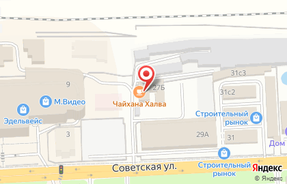 Шиномонтажная мастерская на Советской, 27а на карте