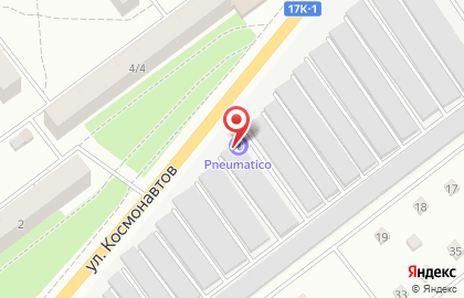 Шиномонтажная мастерская на улице Космонавтов на карте