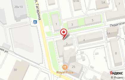 Хостел Ural Rover на Педагогической улице на карте