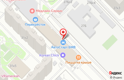 Театральная детская студия Ирины Феофановой на Мичуринском проспекте на карте